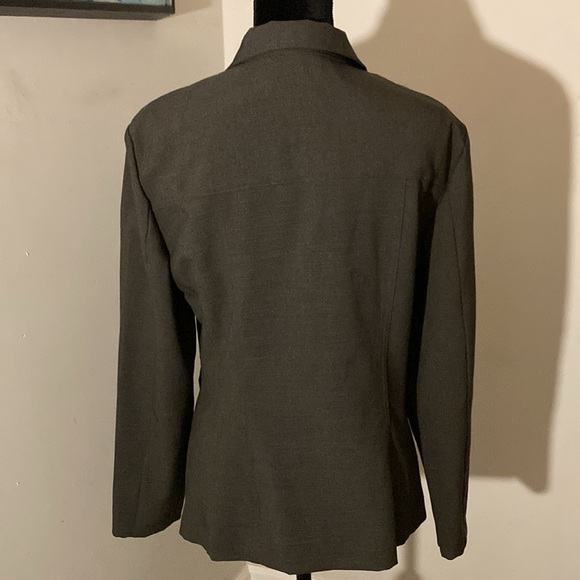 LaBelle | Young Womens /Juniors Vintage Olive Green Mini Skirt Suit - Size 13 - Picture 3 of 15